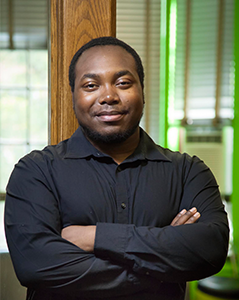 Terence Gipson is the College of Arts & Letters nominee for the Michigan Campus Compact Award